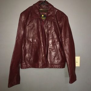 VINTAGE 70'S FIDELITY USA LEATHER CAFE RACER SPORT